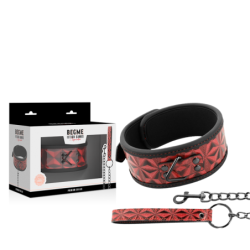 Collare Red Edition in Pelle Vegana con Imbottitura in Neoprene