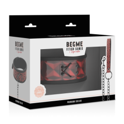 Collare Red Edition in Pelle Vegana con Imbottitura in Neoprene