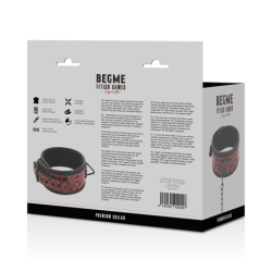 Red Edition Halsbånd Vegansk Læder Med Neoprenfor