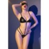 Ensemble Cr-4700 Noir Chilirose 36-38 S/M