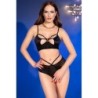 Cr-4703 Set Schwarz Chilirose 42 XL