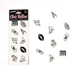 Set mit 10 temporären Tattoos - Candy Collection Chic Tattoo Secret Play