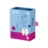2er Set Feel Confident Menstruationstassen Satisfyer Transparent