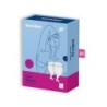 2er Set Feel Secure Menstruationstassen Satisfyer Transparent