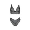 Amberly Sort Passion 2-delt Sæt 40-42 L/XL