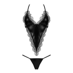 Dvojdielna súprava Angie Čierna Beauty Night Fashion 40-42 L/XL