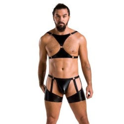 Conjunto De 2 Piezas Aron Negro Passion 40-42 L/XL