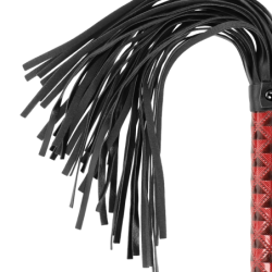 Rote Edition Peitsche Vegan Leder