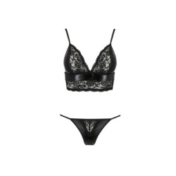 Asuna Sort Erotic Line Passion 36-38 S/M 2-delt Sæt