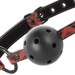 Red Edition Vegansk Läder Knebel