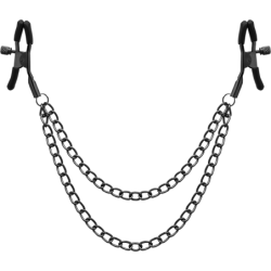 Red Edition Nippelklemmen mit Kette