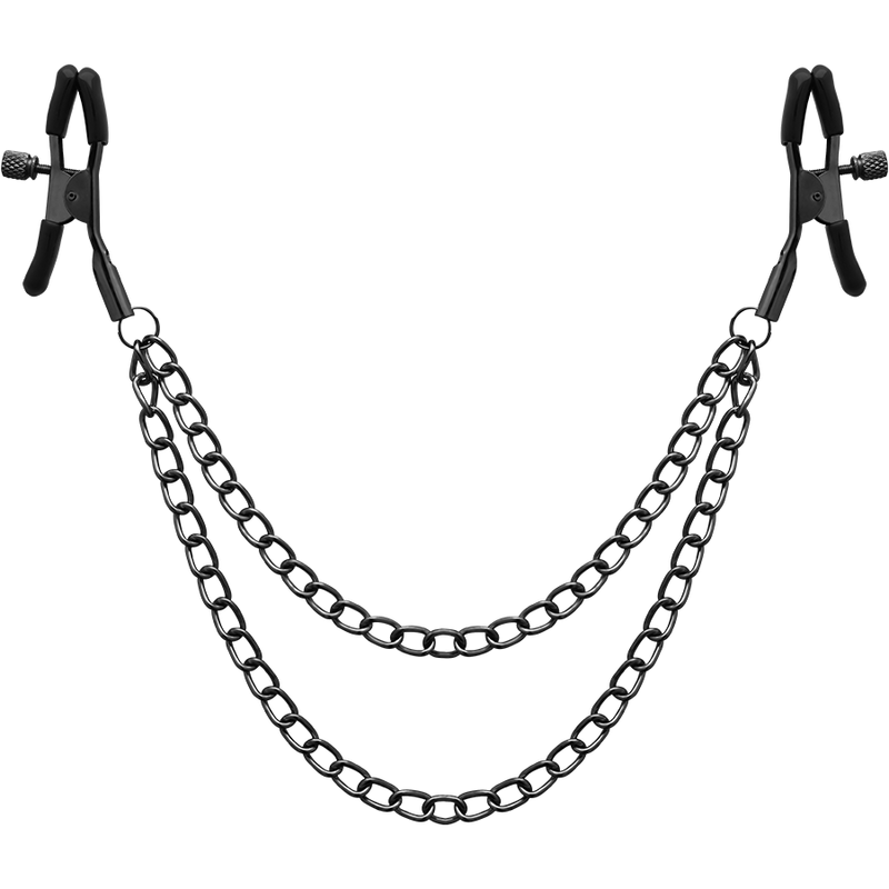 Red Edition Nippelklemmen mit Kette