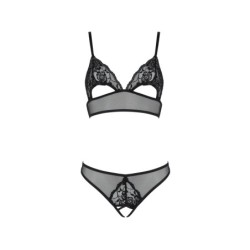 2-delt sæt Christa Sort Erotic Line Passion 40-42 L/XL