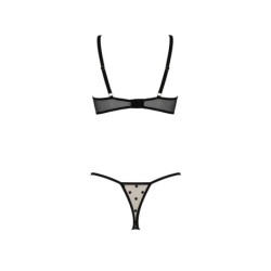 Súprava 2 dielov s otvorenou podprsenkou Marina Béžová Devil Collection Passion 40-42 L/XL