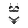 Dolly 2-delt sæt Sort Erotic Line Passion 40-42 L/XL