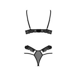 Dolly 2-delt sæt Sort Erotic Line Passion 40-42 L/XL