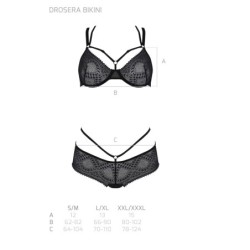 2-delt Drosera Bikini Sæt Sort Eco Collection Passion 40-42 L/XL