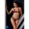 Komplet dvodelnih kopalk Femmina Bikini Rojo Devil Collection Passion 44-46 XXL/3XL