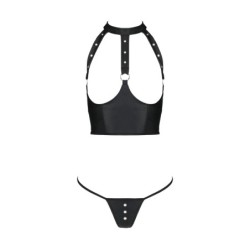 Čierna súprava Genevia Passion z 2 kusov 44-46 XXL/3XL