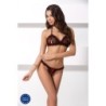 Giana 2-delt Bikini Sæt Sort Erotic Line Passion 40-42 L/XL