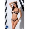 2-delt sæt Heidi Sort Devil Collection Passion 36-38 S/M