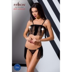 2-delt sæt Kassandra Sort Devil Collection Passion 40-42 L/XL