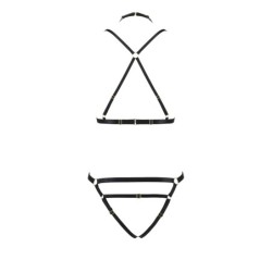 Conjunto De 2 Peças Kelis Preto Devil Collection Passion 44-46 XXL/3XL