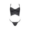 Kerria Sort Eco Collection Passion 36-38 S/M 2-delt Sæt