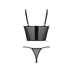 2-teiliges Set Kerria Schwarz Eco Collection Passion 44-46 XXL/3XL