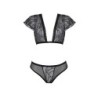 Zestaw Dwuczęściowy Leafa Bikini Czarny Eco Collection Passion 44-46 XXL/3XL