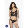 Lexine Sort Passion 2-delt sæt 40-42 L/XL