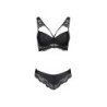 Set de 2 Piese Loona Negru Passion 40-42 L/XL