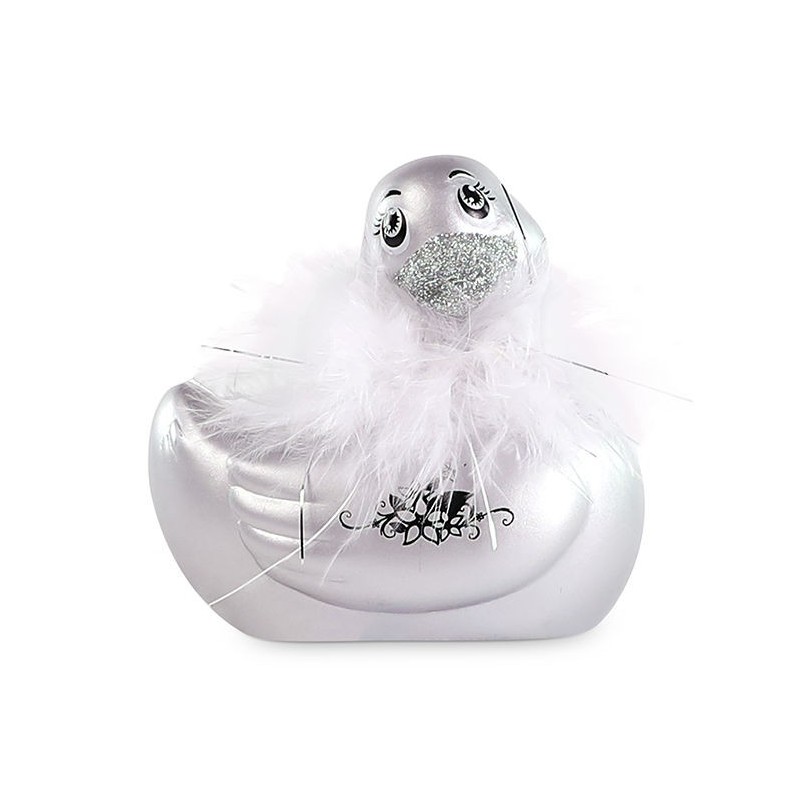 Big Tease Toys - I Rub My Duckie 2.0 | Vibrirajoča Račka Paris (Srebrna)