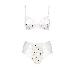 Set di 2 Pezzi Lovelia Bikini Bianco Passion 36-38 S/M
