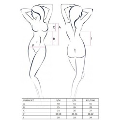 2-delat set Lumia Svart Passion 36-38 S/M