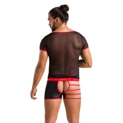 2 dalių komplektas Mark juodas Passion 44-46 XXL/3XL