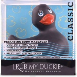 Big Tease Toys - I Rub My Duckie Classic Musta Vibrator Ankka