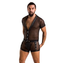 Conjunto De 2 Piezas Michael Negro Passion 44-46 XXL/3XL