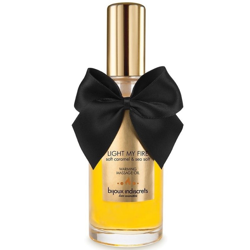 Bijoux - Olejek do masażu z efektem rozgrzewającym o aromacie karmelowym