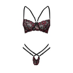 Set 2 Piese Rosalinda Negru Beauty Night Fashion 36-38 S/M