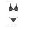 2 daļu komplekts Selaginella Bikini Melns Eco Collection Passion 36-38 S/M
