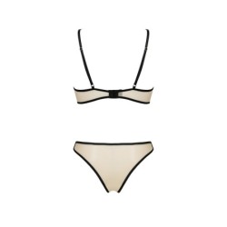 2-częściowy Zestaw Serara Beige Passion 36-38 S/M