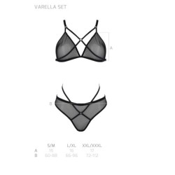 Varella Sort Eco Passion 2-delt sæt 40-42 L/XL
