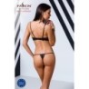 Veronique Musta Passion 2-osainen setti 40-42 L/XL