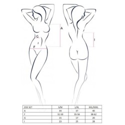 Zestaw 2-częściowy Zoe Nero Passion 44-46 XXL/3XL