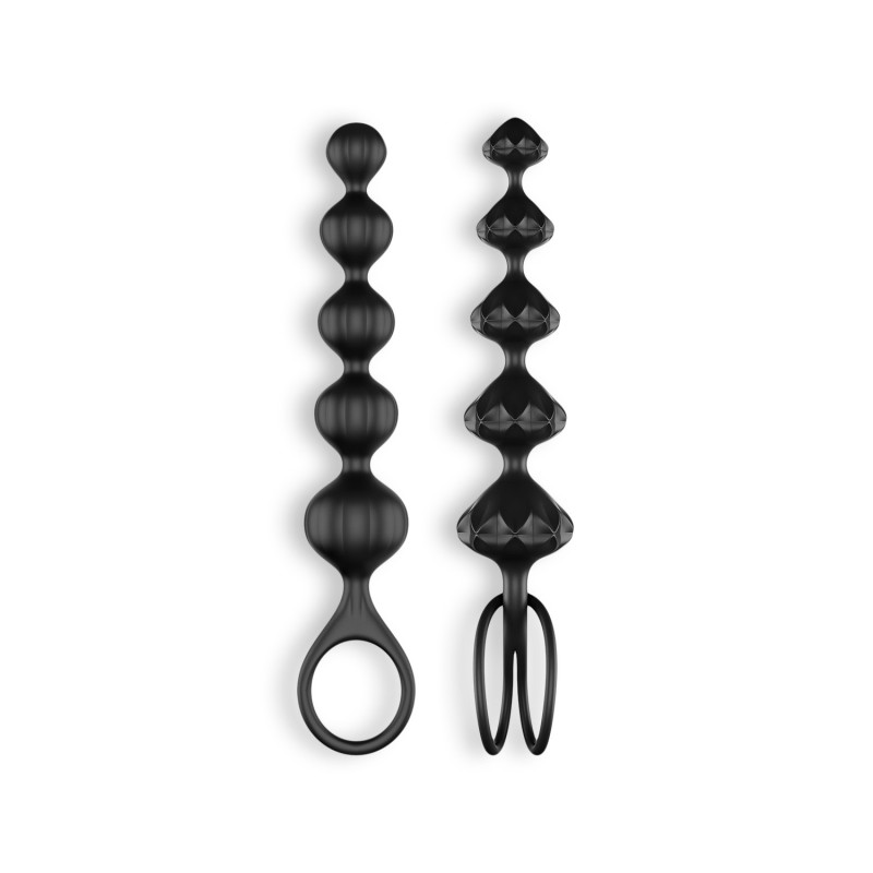 2er Set Love Beads Satisfyer Strips Schwarz
