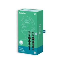 Zestaw 2 Czarne Paski Love Beads Satisfyer
