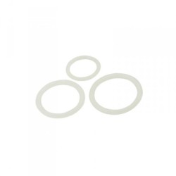 Conjunto De 3 Anillos Para El Pene Silicone Cock Rings Timeless Transparente