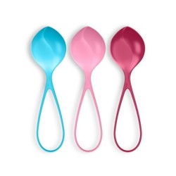 3-teiliges Ben-Wa Kugel Set Strengthening Balls Satisfyer Bunt