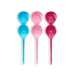 3 Ben-Wa kamuoliukų rinkinys V Balls Satisfyer spalvingas